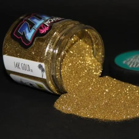 14K Gold Metal Flake 1