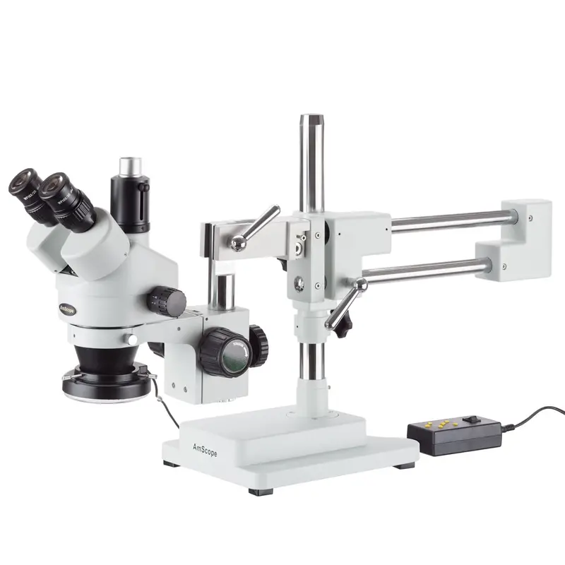 3.5X-90X Trinocular Stereo Microscope With 4-Zone 144-Led Ring Light, Awarded #1 2017 Top Microscope On Ezvid 1