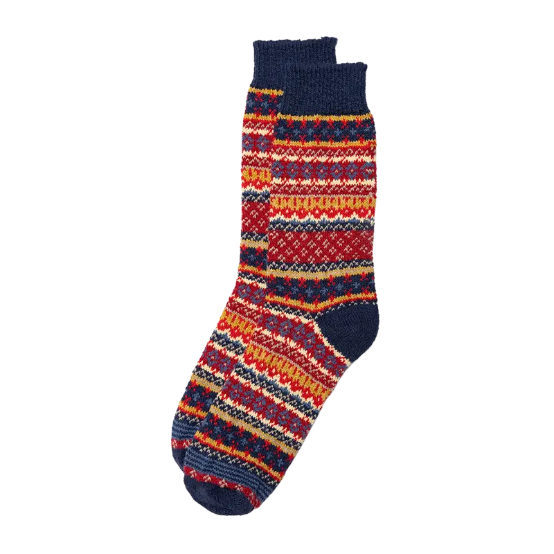 American Trench - Cotton Fair Isle - Dark Navy 1
