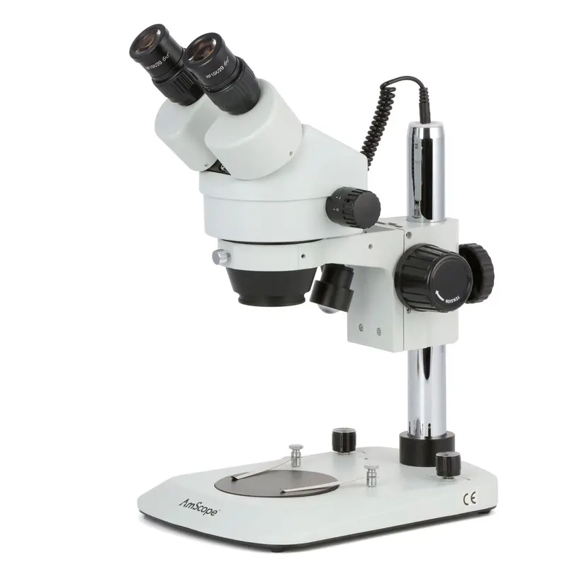 Amscope 7X-45X Sm-2 Series Binocular Stereo Microscope With Dual Illumination Low-Profile Stand 1