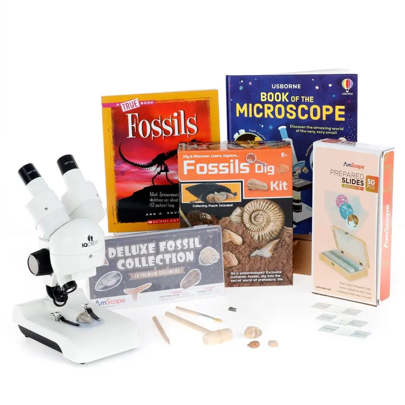 Amscope Kvb-Fos-122-Dis Binocular Stereo Microscope For Kids Stem Education Microscopes, Student Lab Microscopes, Biological Science Microscopes 1
