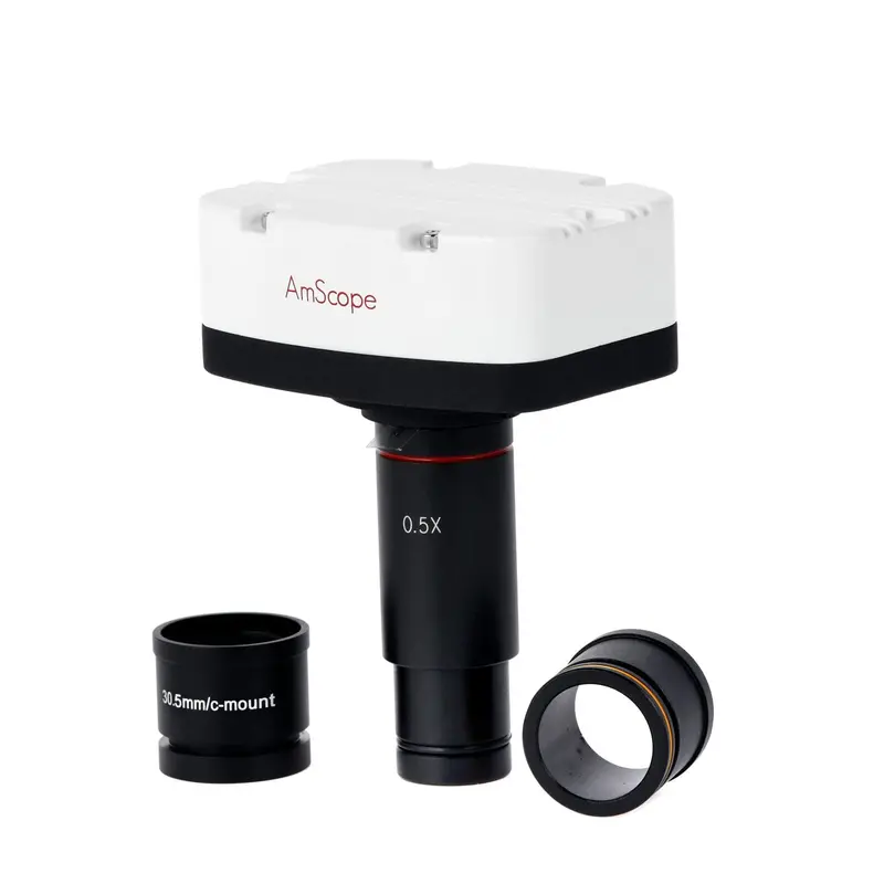 Amscope Ma Series 5.0Mp Usb 2.0 Microscope Camera For Windows In White 1