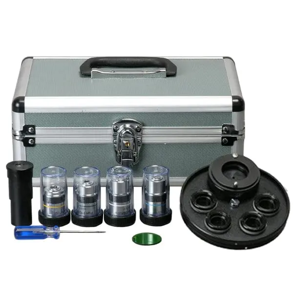 Amscope Turret Phase Contrast Kit For 660 Series Compound Microscopes 1