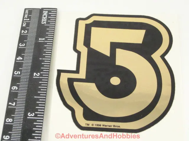 B5 Babylon 5 Gold And Black Foil Logo Label Sticker 3 Inches Tall 1