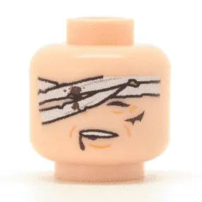Bandaged Head - Custom Lego Military Part 1