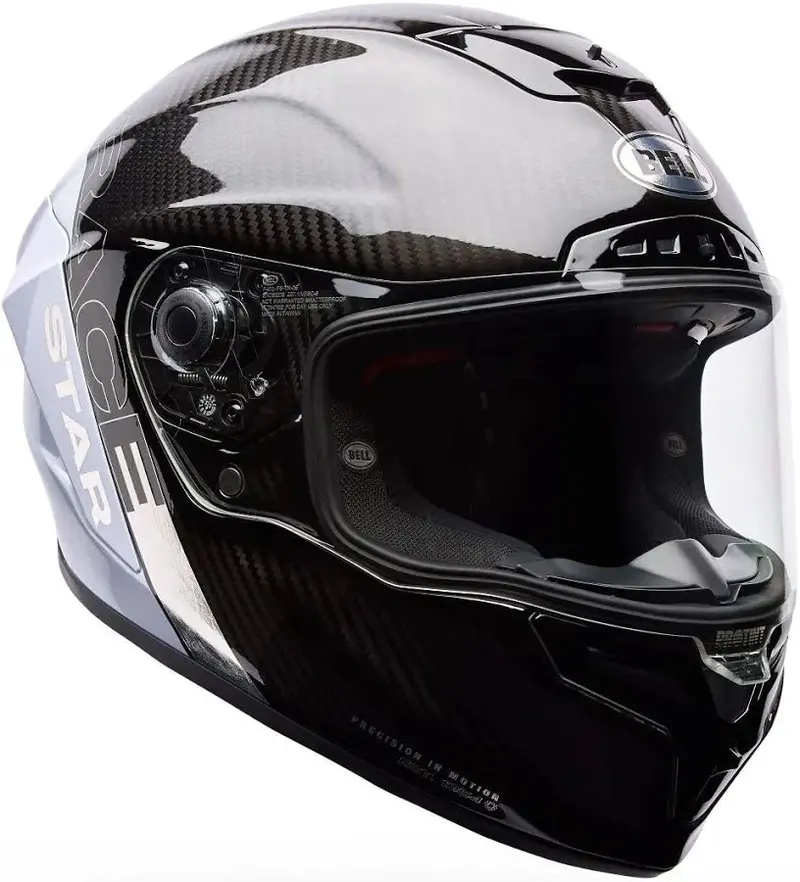 Bell Racestar Dlx Flex Silver Strike 1