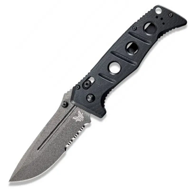 Benchmade 275Gy-1 Adamas Knife - Black G10 1