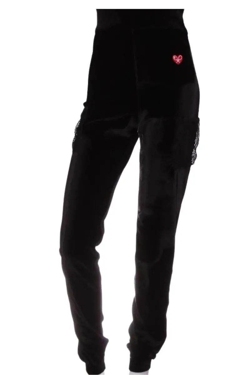 Black High + Long Warm Up Pants 1