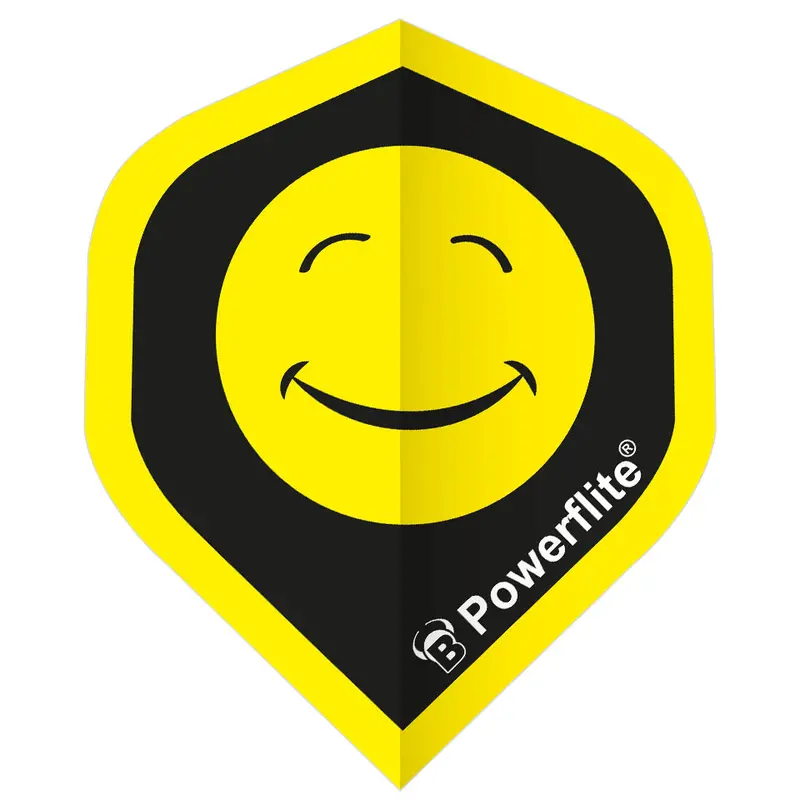 Bulls Powerflite Smiley Face Dart Flights - Standard 1