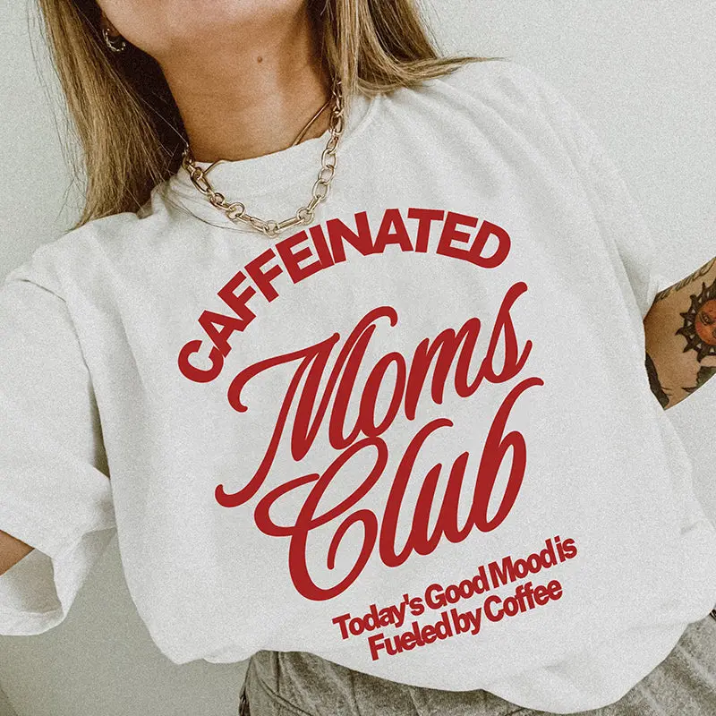 Caffeinated Moms Club Tee 1