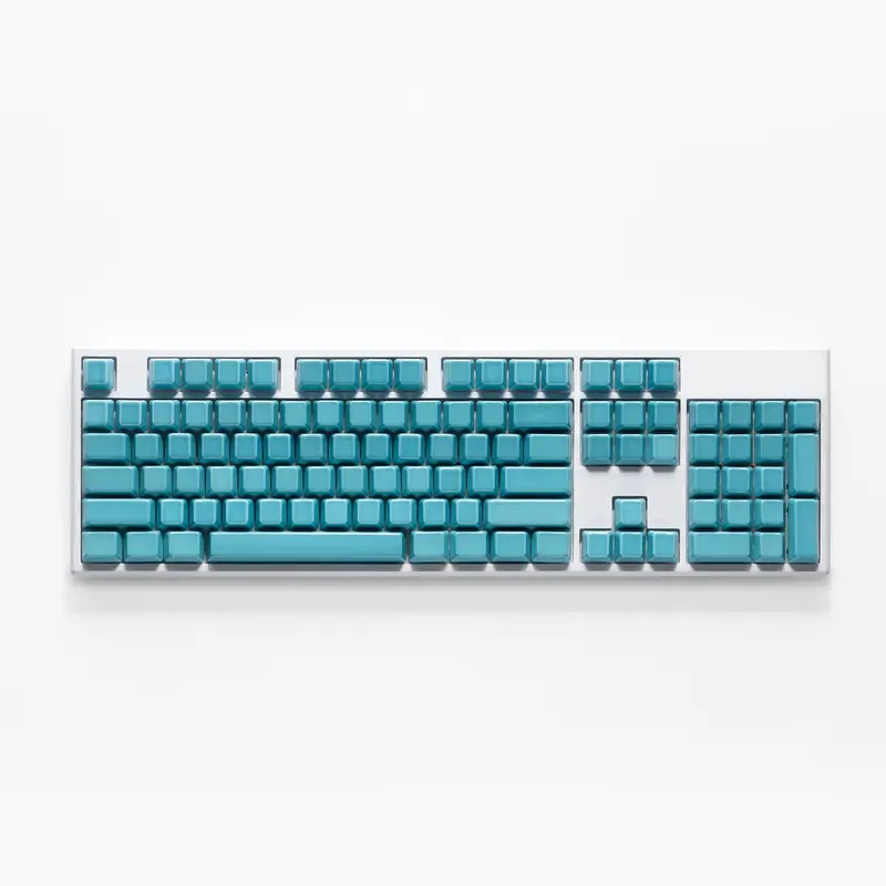 Cerakey Ceramic Keycap Full Set V2 - Canal Blue 2