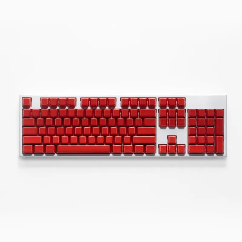 Cerakey Ceramic Keycap Full Set V2 - Red 2