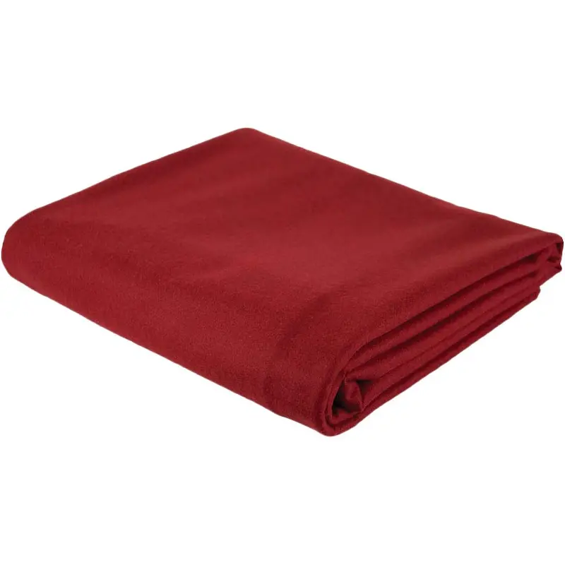 Championship Invitational Teflon 9 Foot Pool Table Cloth - Burgundy 1