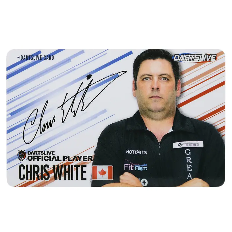 Dartslive Players Card - Chris White 1