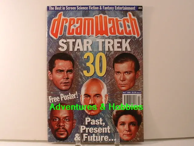 Dreamwatch 23 Star Trek 30 Years Special With Poster Magazine Bd 1