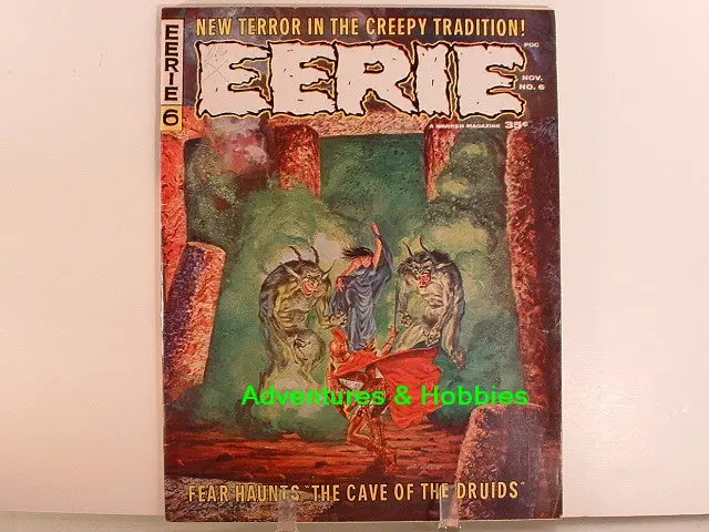 Eerie #6 Warren 1966 Sci Fi Horror Monster Magazine A8 1