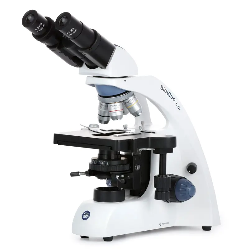 Euromex Bioblue Series Lab Binocular Compound Microscope 40X-1000X Magnification With Plan Objectives 1