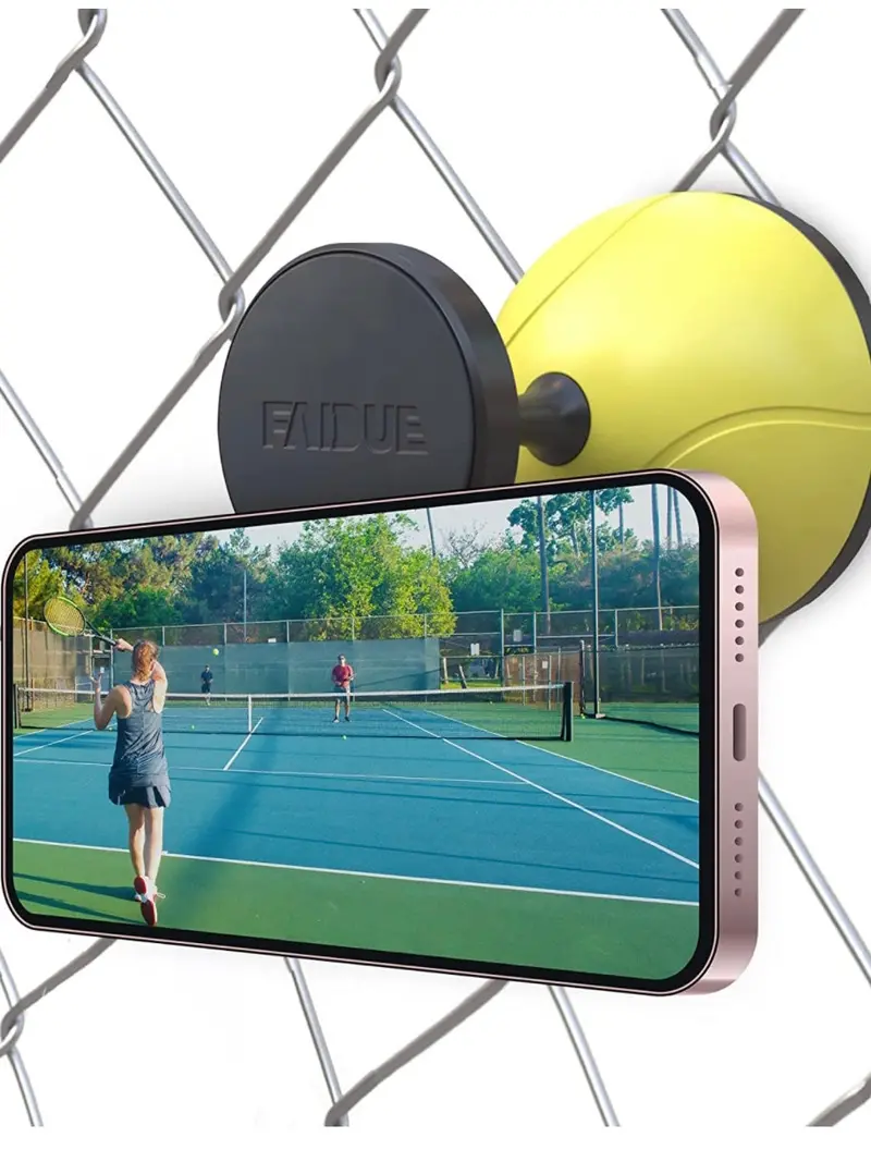 Fence Phone And Camera Mount Tennis Ball Gift 1