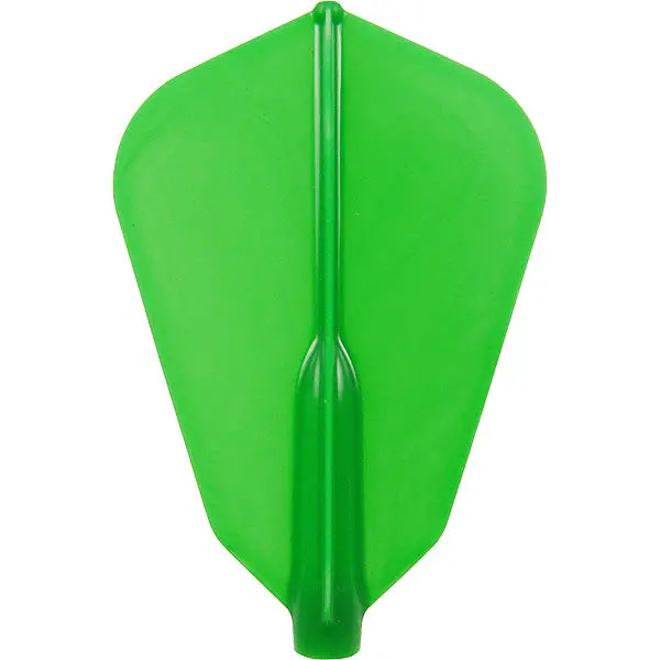Fit Flight Air Dart Flights - F-Shape Green 1