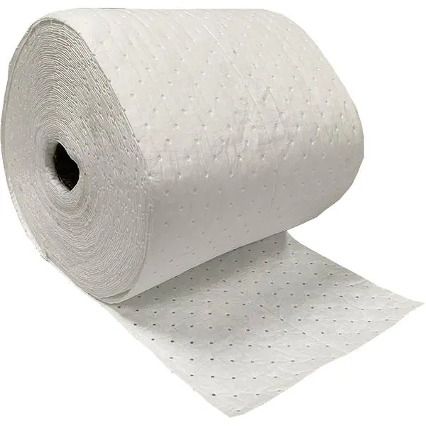 Fytertech Essentials Oil-Only 3-Ply Sorbent Rolls, Medium Weight, White, 15" X 150', 2/Pkg 1