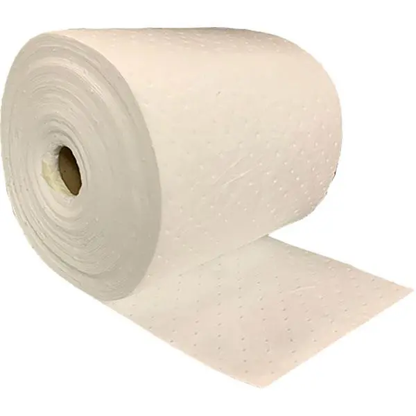 Fytertech Essentials Oil-Only Single-Ply Sorbent Rolls, Medium Weight, 15" X 150', White, 2/Pkg 1