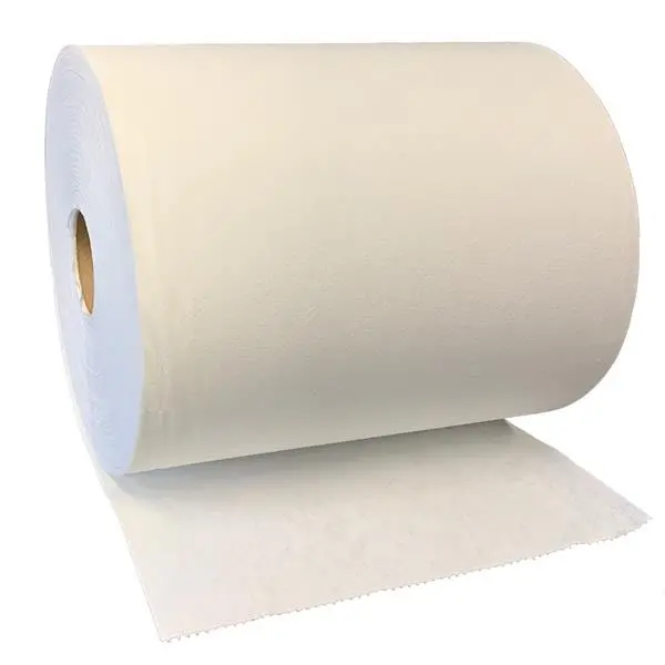 Fytertech Spilfyter Medium Duty Wipers – Low-Lint Spunlace, Chemical-Resistant Shop Wipes, White - 1100/Roll 1