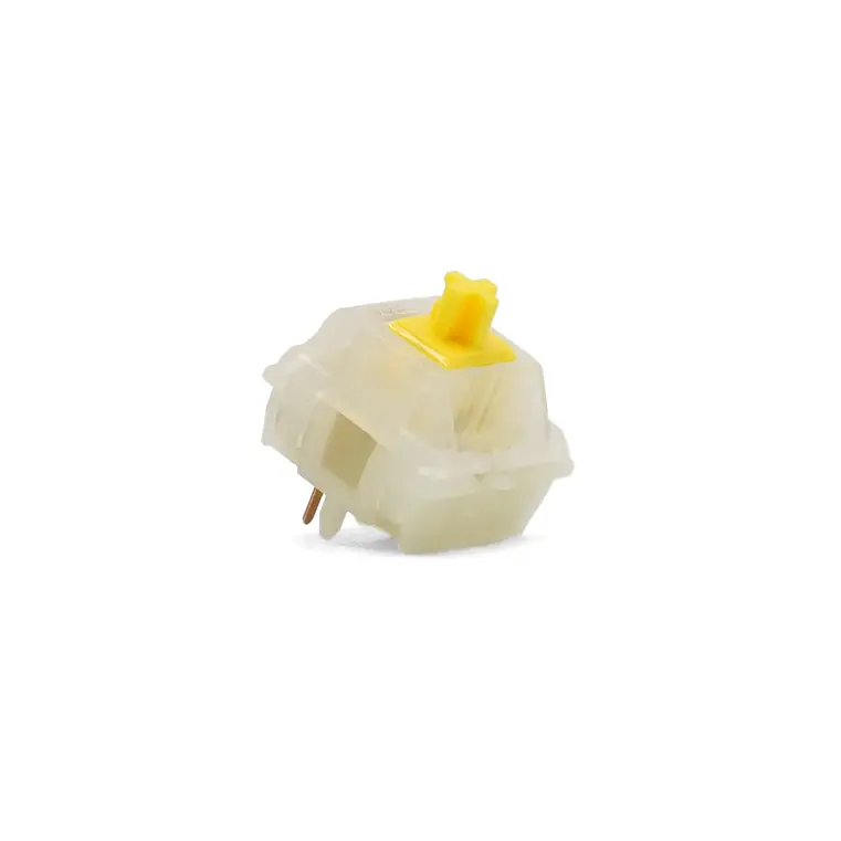 Gateron Cap V2 Milky Yellow Linear Switches (10Pcs) 1