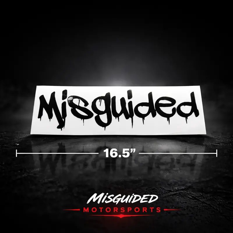Giant Misguided Sticker 1
