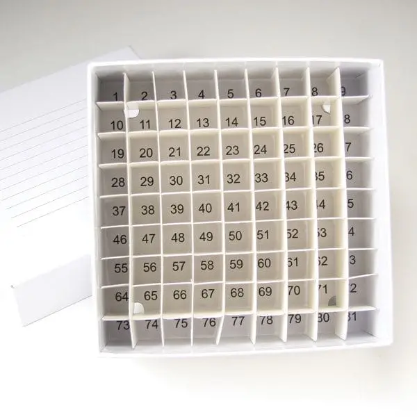 Globe Scientific Cardboard Freezing Box 1