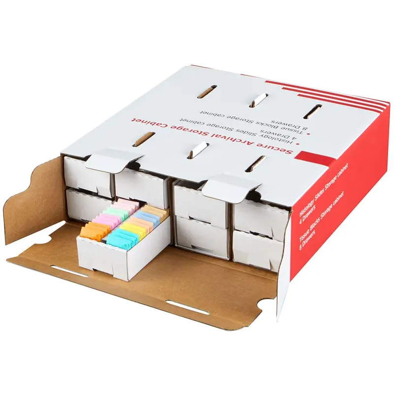 Globe Scientific Cardboard Storage Cabinets For Slides And Paraffin Blocks 1