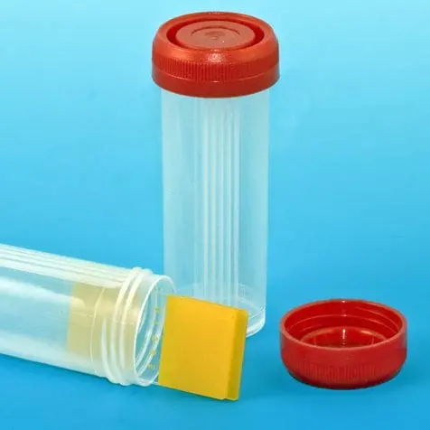 Globe Scientific Slide Mailer, Polypropylene, Red Screwcap, For 4 Slides, Cs/500 1