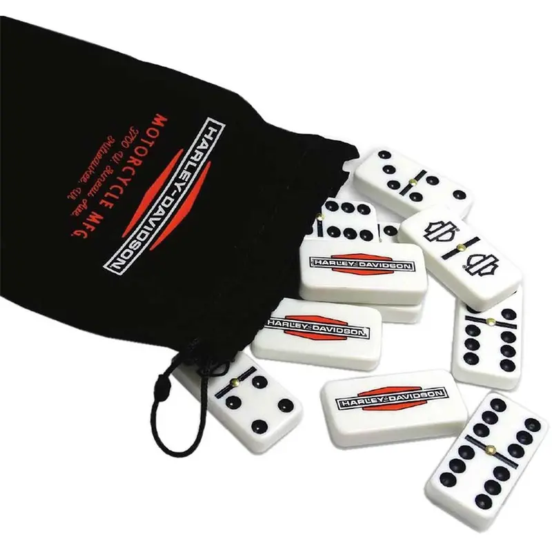 Harley-Davidson Double 6 Dominoes Travel Set 1