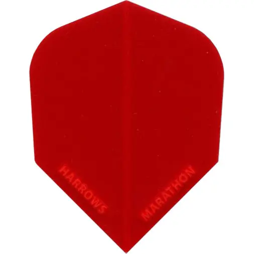 Harrows Marathon Matt Dart Flights - Shape Red 1