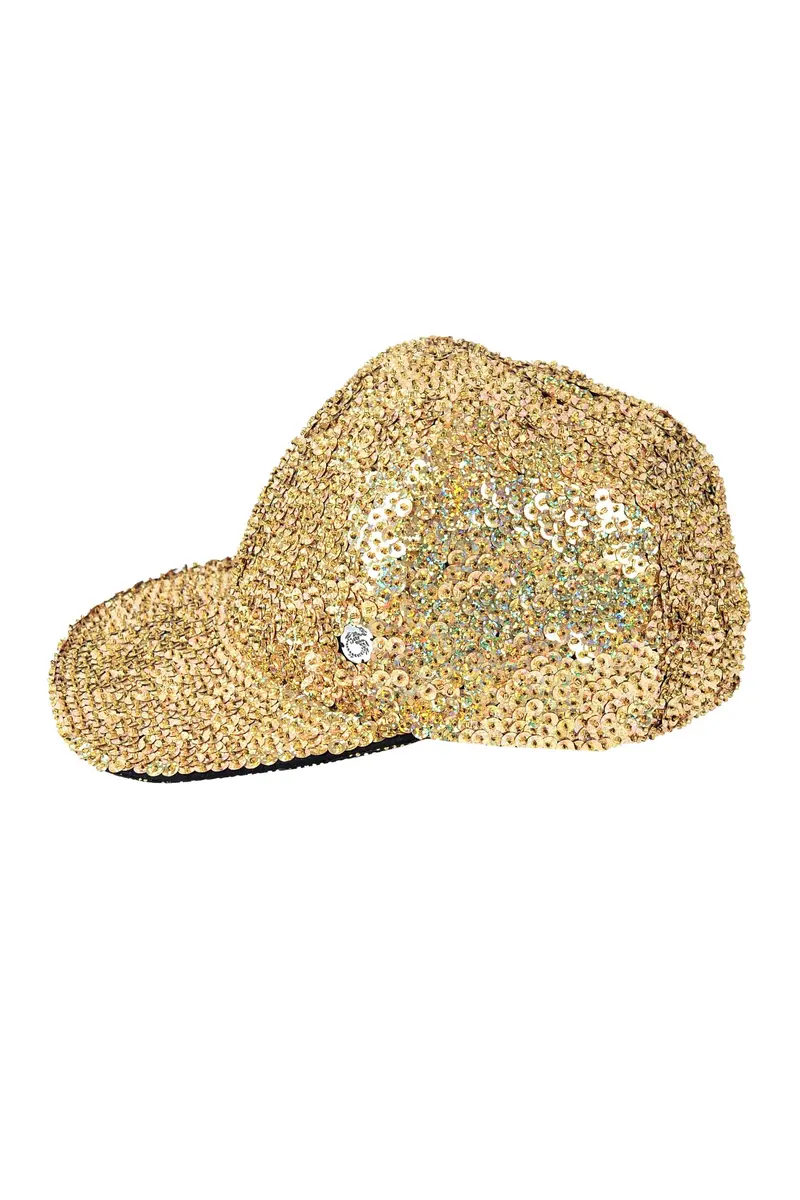Holographic Sequin Hat | Gold 1