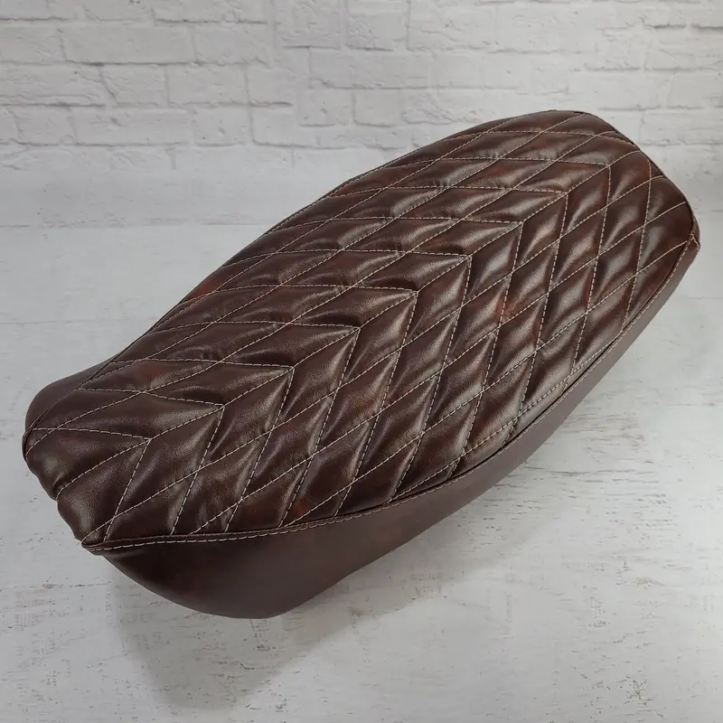 Honda Grom Seat Cover 2022-2024 Chevron Brown Msx125 Seat Cover 1