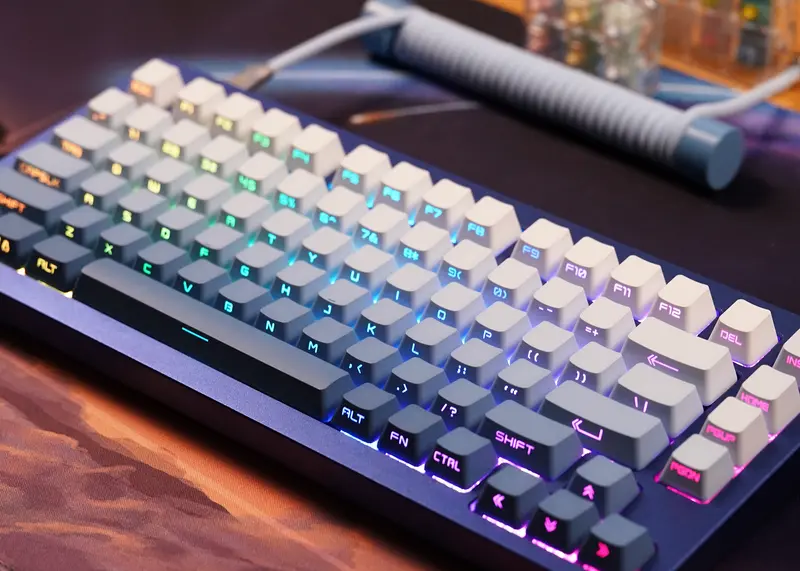Jkdk Studio Blue Gradient Keycaps Side Print Keycap Set | 134-Key Rgb Compatible 1