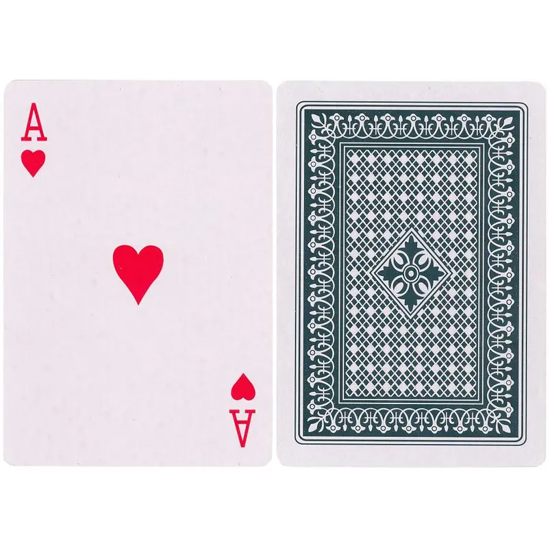 Jumbo Size Plastic Coated Playing Cards - Blue 1