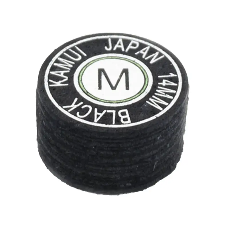 Kamui Black Billiard Cue Tip - Medium 14Mm 1