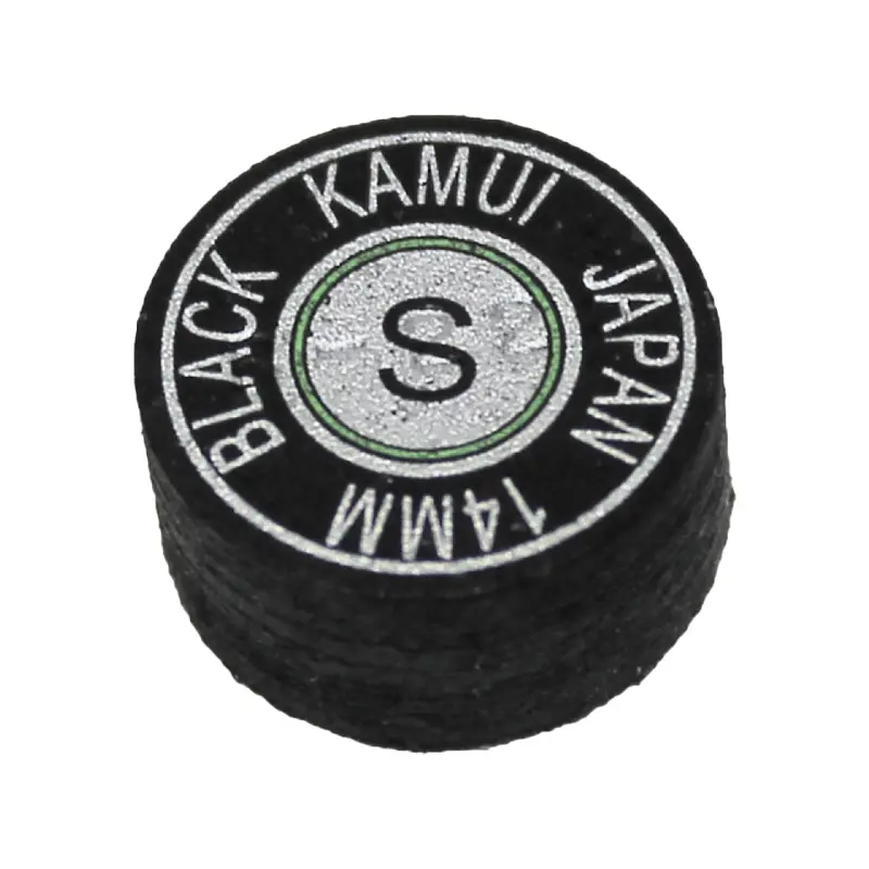 Kamui Black Billiard Cue Tip - Soft 14Mm 1