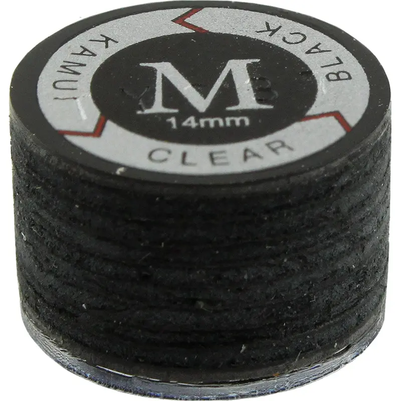 Kamui Black & Clear Billiard Cue Tip - Medium 14Mm 1