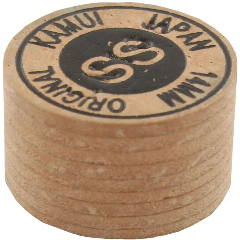 Kamui Tan Billiard Cue Tip - Extra Soft 14Mm 1