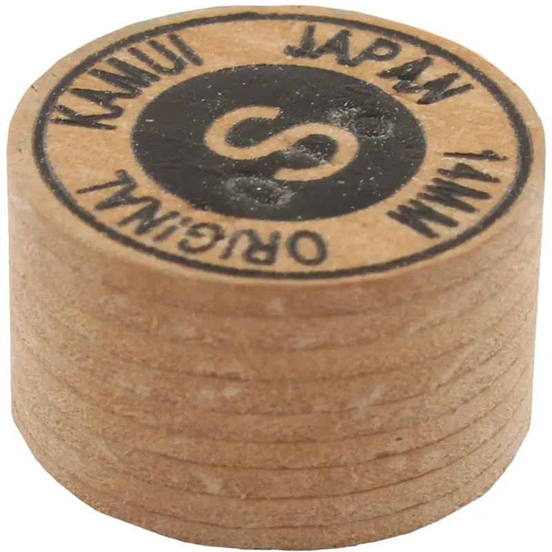 Kamui Tan Billiard Cue Tip - Soft 14Mm 1