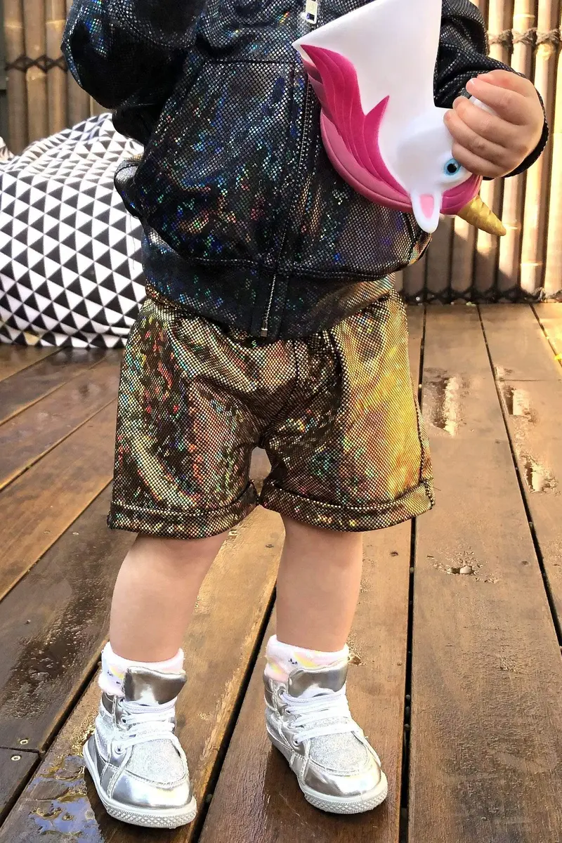 Kids Holographic Shorts | 13 Colors 1
