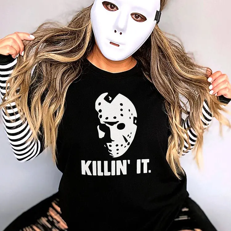 Killin' It Lightweight Halloween Tee 1