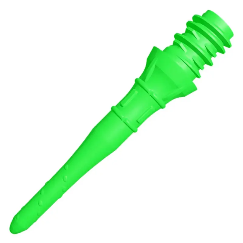 L-Style Lippoint Premium Short Soft Tip Points - Neon Green (30 Count) 1