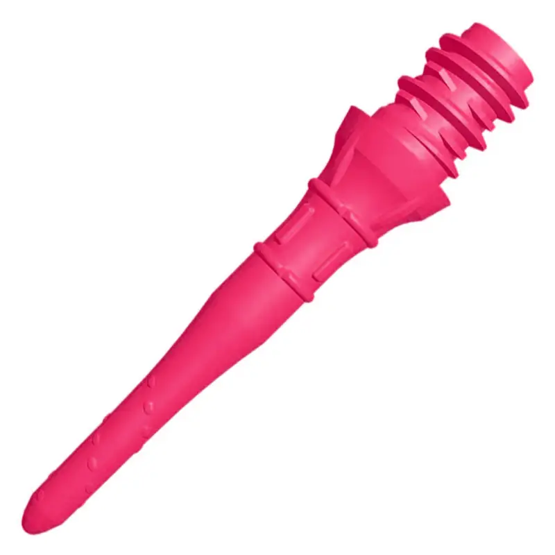 L-Style Lippoint Premium Short Soft Tip Points - Neon Pink (30 Count) 1