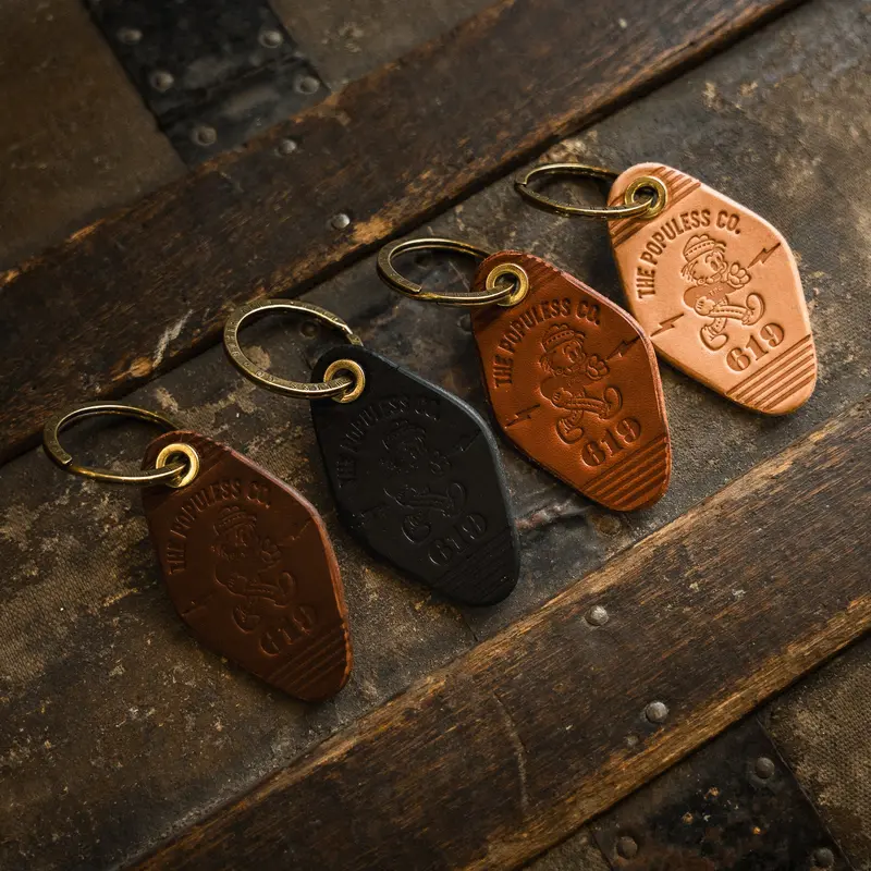 Leather Motel Keychain - Populess 1