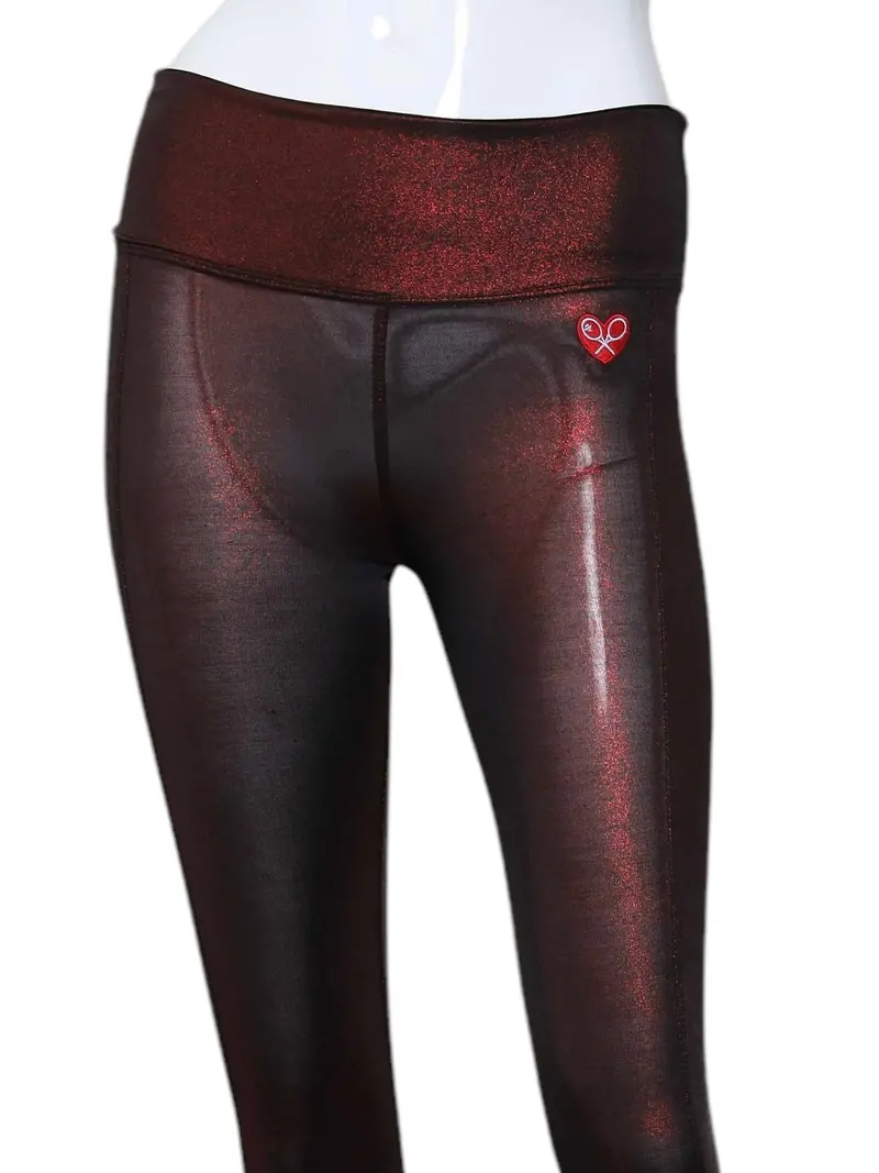 Leg Lengthening Pants Shimmer Red 1