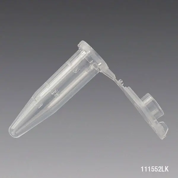 Locking Microcentrifuge Tubes With Attached Locking Snap Cap 1