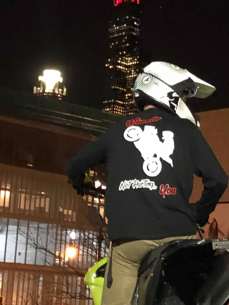 Long Sleeve Wheelie Not Hurting You 1